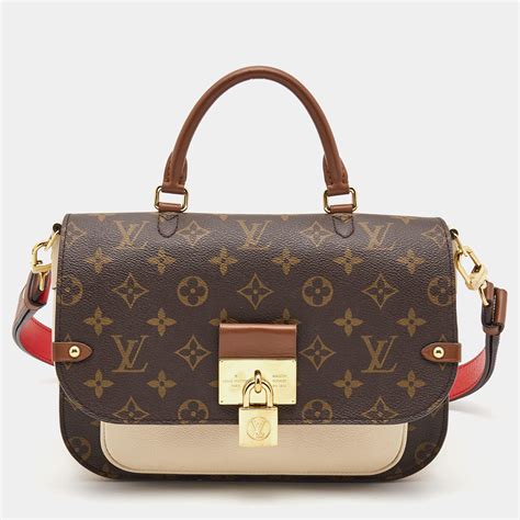 louis vuitton vaugirard handbag monogram canvas with leather|LOUIS VUITTON Monogram Vaugirard Creme .